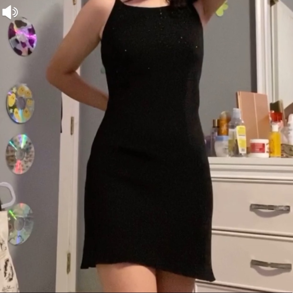 Black Slip Dress